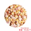 Juguetes Mini de Comida Yqt Resina DIY Papas Fritas Pan Chocolate Accesorios de Moda Juguetes de Peluche Accesorios para Ropa de Muñecas