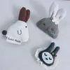 Novo Tecido Estilo Coreano Boneca Coelho Fofa Broche Pingente Chaveiro DIY Acessórios de Decoração para Roupas, Chapéus, Sapatos e Meias