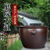 Jingdezhen Orelha de Animal Cerâmica Jarra Grande Pátio Hotel Aquário Plantio de Árvores Vaso de Lótus Decoração de Chão Retrô Jarra de Água