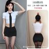 Roupa Íntima Sexy Feminina Sexy Puro Desejo Uniforme de Role-playing de Secretária Tentação Paixão Saia Livre no Quadril Vestido de Namoro