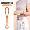 Cuerda de muñeca para teléfono móvil, corta, ajustable, tipo pulsera, cuerda corta con clip, anticaída, elegante, autoblocante, antipérdida, cadena colgante