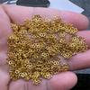 Accesorios para Joyería DIY al por Mayor Pulsera de Cristal Hecha a Mano Chapada en Oro de 18K Accesorios Tapas de Flor Piezas de Flor Accesorios de Tapas de Flor