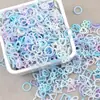 Cuentas Sueltas Mixtas por Peso, Pegamento Blanco DIY para Funda de Teléfono, Pack de Materiales de Accesorios de Resina para Pasador Mixto con Degradado Barroco