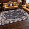 Alfombra retro persa para sala de estar estilo étnico manta para mesa de café sofá hogar área grande manta completa para dormitorio mesita de noche
