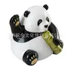 Energía de luz automática llamando versión Q Nafu panda bambú creciente informe paz escritorio adornos curativos