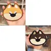 Fita Mágica Adesiva Fofa e Adorável de Shiba Inu para Meninas, Adesivos Versáteis para Mechas Laterais, Adesivos Simples de Franja de Desenho Animado Acessórios de Cabelo