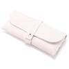 Estuche portátil de cuero para gafas de sol directo de fábrica, bolsa suave, estuche de cuero PVC para gafas de sol, estuche para gafas de sol, hebilla de uña