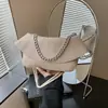 Bolsa de Hombro Cruzada Versátil de Moda con Cadena de Diseño de Nicho Nuevo Verano Gran Capacidad Bolso Tote