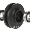 Manija para Puerta de Granero Jiugu Estilo Americano Acero al Carbono Negro Manija para Puerta Corrediza Accesorios de Ferretería para Puerta de Madera Manija para Puerta de Empujar-Jalar