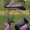 Toldo para Coche de Batería de Vehículo Eléctrico, Toldo Solar para Motocicleta de Tranvía, Protección Solar, Protección contra la Lluvia, Parabrisas, Toldo de Vinilo para Coche