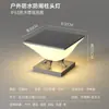 Luminária de Cabeça Solar para Coluna em Aço Inoxidável, Lâmpada de Jardim à Prova d'Água para Exterior, Lâmpada Elétrica para Coluna de Portão de Vila de Jardim, Lâmpada de Cerca