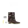 Otoño 2026 Nuevas Botas Vaqueras Retro de Punta para Mujer Tacón Bajo Hebilla de Cinturón Botas de Media Caña Piernas de Pantalón Sueltas Botas de Montar para Mujer