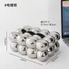 Caixa de Lenços Criativa de Cerâmica Nórdica Marshmallow para Sala de Estar Mesa de Cabeceira Nova Caixa de Lenços com Design de Nicho