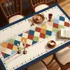 Jogo Americano de Mesa, Estilo Moderno Americano, Impermeável, À Prova de Óleo, Resistente ao Calor, Toalha de Mesa Lavável, Jogo Americano de Mesa de Centro, Jogo Americano de Proteção de Mesa de Alta Qualidade
