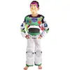 Fantasia infantil de Buzz Lightyear, sucesso de vendas internacionais, macacão para cosplay, ideal para apresentações e Halloween.