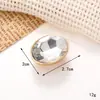 Nuevos y creativos accesorios de aleación de zinc con forma de gema de amor, moda versátil, multiestilo, para zapatos con agujeros, accesorios de flor