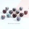 Pulsera de cuentas cerámicas de 12 mm para cambio de horno, material DIY, accesorios de cuentas, cuentas sueltas, accesorios para joyería, suministro para puesto, venta al por mayor