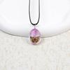 Suministro de fábrica vidrio Gema del Tiempo collar de flor de encaje de mariposa venta caliente transfronteriza estación internacional AliExpress fresco