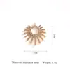 Joyas Transfronterizas Accesorios de Joyería de Acero Inoxidable, Estilo Geométrico de Sol Moderno y Sencillo Accesorios para Collar DIY Colgante para Mujeres