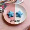 Amuletos para fundas de teléfono, amuletos para zapatos, gato, estrella de mar, concha, accesorios de resina, pinzas para el cabello, accesorios para el cabello, ligas para el cabello, amuletos para zapatos, joyería hecha a mano
