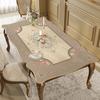Mantel de Mesa de Propósito Especial de Estilo Europeo para Mesa de Comedor con Forma Especial de Alta Calidad Impermeable y a Prueba de Aceite Mantel de Mesa No Lavable Rectangular para Mesa de Centro