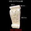Capital de coluna romana de madeira maciça europeia suporte de viga flor de canto decorativa escultura em madeira maciça flor de coluna lateral de armário peça de decalque francês
