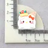 Acessórios DIY Acessórios de Resina DIY Fivela Criativa para Sapato Desenho Animado Cola de Creme Gatinho Fofo Material Biscoito Adereço de Cabeça Feito à Mão