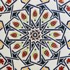 Pared de fondo de pasillo azulejo pequeño 150*150 azulejo de flor vintage línea de cintura de escalera esquina de lavabo azulejo vidriado de flor