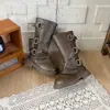 Botas tipo Martin de estilo retro para niñas, nueva colección otoño/invierno 2026, botas altas cómodas de suela blanda para niños, botines de moda para niños mayores