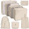 Bolsa de almacenamiento de viaje traje de seis piezas siete piezas ocho piezas plegable bolsa de aseo bolsa de almacenamiento de ropa bolsa de viaje con cordón