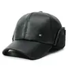 Nuevo Sombrero de Invierno para Hombre, Resistente al Viento para Exteriores, Forrado de Felpa Caliente, Estilo Pato, para Adultos Mayores, Papá, Gorra de Béisbol Engrosada con Protección para Orejas de Piel de Visón