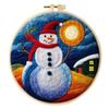 Shein Venta Caliente Pintura de Fieltro DIY Pintura con Marco Bordado Suministros de Fieltro de Aguja Decoraciones para el Hogar Navidad