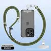 Cordón para Teléfono de Cuello Portátil Cruzado de 8 mm Hebilla Metálica de Alto Grado Ajustable Espaciador Correa para Cámara Anti-Pérdida para Exteriores