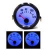Medidor de temperatura del agua modificado para automóvil, directo de fábrica, 40-120 °C, 2 pulgadas, 12 V, 52 mm, carcasa azul y negra.