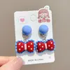 Brincos de Clipe para Crianças Sem Furos, Pulseiras e Colares para Meninas, Brincos para Bebês e Menininhas, Joias Amigas da Orelha com Desenhos
