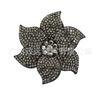 Moda Fragancia Pequeña Gama Alta Pedrería Diamante Caliente Flor de Cinco Pétalos DIY Hecho a Mano Tocado Flor para Zapato Broche Accesorios para Ropa