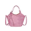 Bolso de Mano de Moda Estilo Coreano para Mujer 2026 Verano Nuevo Estilo Cesta de Verduras Bolso Cubo Sencillo Bolso Cruzado de Hombro Personalizado