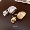 Anillo Abierto Irregular Circular Plegado Estilo Europeo y Americano 2026 Diseño de Nicho Anillo para Viajar Lujo Ligero Joyería de Alta Gama