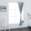 Cortina Pequeña de Ventana Única Instalación sin Taladro Parasol Protección Solar Aislamiento Térmico Cortina Corta Cinta Mágica Autoadhesiva Tela Blackout