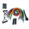 Set de 11 Piezas de Bandas de Resistencia y Bandas Elásticas para Fitness en Casa, Equipo de Resistencia Multifuncional para Entrenamiento de Músculos del Hombro, Espalda y Pecho, Mayoreo