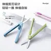 Tijeras de Deli Portátiles Seguras Retráctiles Plegables Mini Tijeras para Mensajería Estudiante Hechas a Mano Tijeras de Año Nuevo de Alto Valor