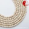 Vendas Diretas da Fábrica Contas Soltas de Turquesa Sintética Turquesa Branca Contas Redondas Semiacabadas DIY Acessórios de Joalheria para Pulseira de Miçangas