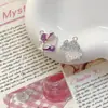 Liga Tulipa Trevo de Quatro Folhas Flor Marca Concha Estrela do Mar Gotejamento de Óleo Exquisito DIY Artesanal Pingente de Lado Único Pingente Joia