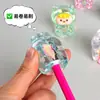 Bonito Sacapuntas de Dibujos Animados Galvanizado para Niños y Estudiantes de Primaria, Sacapuntas Manual Duradero Mini de Dibujos Animados