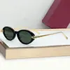 2026 Novos Óculos de Sol Femininos Estilo Oval Nerd Leopardo Transfronteiriços Ct0634, Óculos de Sol Masculinos Kajia Férias Cool