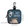 Bolsa Azul Semi-Transparente para Premios de Perro Transfronteriza DIY Set de Entrenamiento para Mascotas con Gancho y Cremallera Bolsa de Entrenamiento para Perros Dropshipping