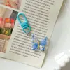 Chaveiro Pingente Pequena Flor Borboleta de Resina Acessórios DIY para Bolsas, Ganchos Pequenos de Porta, Mochilas, Decorações de Fones de Ouvido, Pequenos Presentes