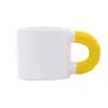 Taza Chubby Colorida con Asa Grande y Diseño de Logo Personalizado, Taza de Cerámica Grande de Capacidad con Diseño Cultural y Creativo de Empresa como Recuerdo