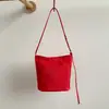 2026 Bolsa de Ombro/Axila Feminina Leve Versátil Estilo Coreano Simples Casual Bolsa de Mão de Nylon Bolsa Saco