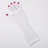 Guantes Largos de Red para Discoteca Verano Calados Elásticos Red Seca Guantes de Baile Sexy Guantes de Media Dedos para Mujer